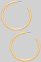 Tube Open Hoop Earrings  - #YE0009