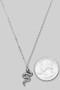 Surgical Steel Snake Pendant Necklace