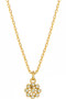 Mini Cz Flower Pendant Necklace