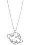 Ring Planet Pendant Necklace - #GN7243