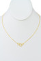 Linked Rings Dainty Necklace