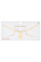White Gold Dipped Sun Pendant Necklace