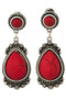 Western Teardrop Dangle Earrings