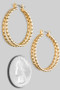 Twisted Stack Hoop Earrings