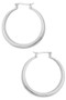 Brass Hollow Hoops.  - #HR332