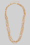 Glass Bead Multi Strands Necklace