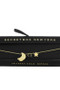 Gold Dipped Moon And Star Choker Necklace