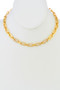 Rhinestone Chain Choker Necklace