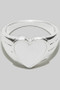 Mop Heart Signet Ring