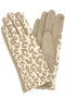 Leopard Sherpa Winter Gloves