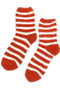 Fuzzy Stripe Socks