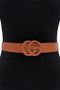 Solid Buckle Fashion Belt 