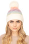 Knit Pom Pom Beanie. - #MH0042
