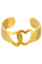 Linked Hears Toe Ring