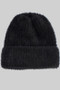 Fuzzy Pleated Beanie
