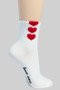 Three Heart Smiley Socks