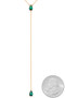 Gold Dipped Diamond Lariat Necklace 