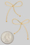 Bow Drop Earrings