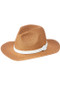 Color Belt Woven Panama Hat