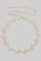 Rhinestone Pave Butterfly Chain Belt