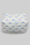 Quilted Makeup Bag With Bow Print