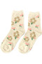 Flower Pattern Ankle Socks.