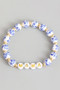 Porcelain Beaded Mama Stretch Bracelet
