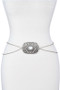 Western Crystal Conch Waist Belt