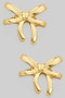 Double Bow Brass Studs
