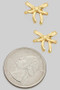 Double Bow Brass Studs
