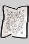 Lovely Silky Paisley Print Square Scarf