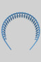 Wavy Retro Headband With Teeth