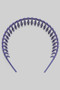 Wavy Retro Headband With Teeth