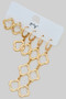 Three Pairs Of Clover Earrings