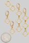 Three Pairs Of Clover Earrings
