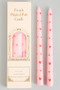 French Heart Printed Pole Candle