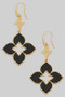 Clover Cutout Drop Earrings