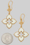 Clover Cutout Drop Earrings