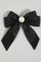 Round Pearl Bow Tie With Pin Back