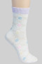 Multi Colored Flower Socks