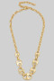 Vintage Metal Animal Nose Chain Necklace