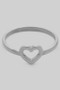 Brass Heart Cut Out Ring