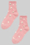 Fuzzy Flower Ankle Socks - #DS143