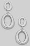 Organic Round Dangle Earrings