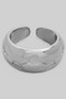14K Gold Or Silver Dipped Engraved Heart Ring