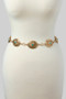 Western Chain Belt With Turquoise Stone