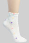 Multi Color Flower And Heart Pattern Socks