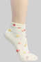 Various Flower Pattern Ankle Socks