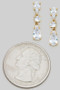 Various Shaped Linear Cz Stud Earrings