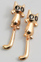 Adorable Dangling Kitty Cat Earrings